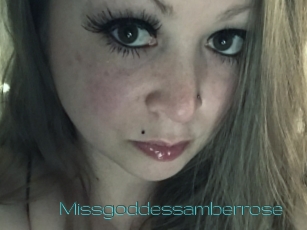 Missgoddessamberrose